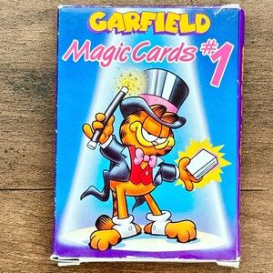 VINTAGE Garfield Magic Cards Magic Tricks Game "Great Garfini"  1978 Collectible